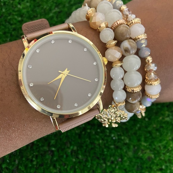 Watch and Beaded Bracelet Sets - Picture 2 of 4